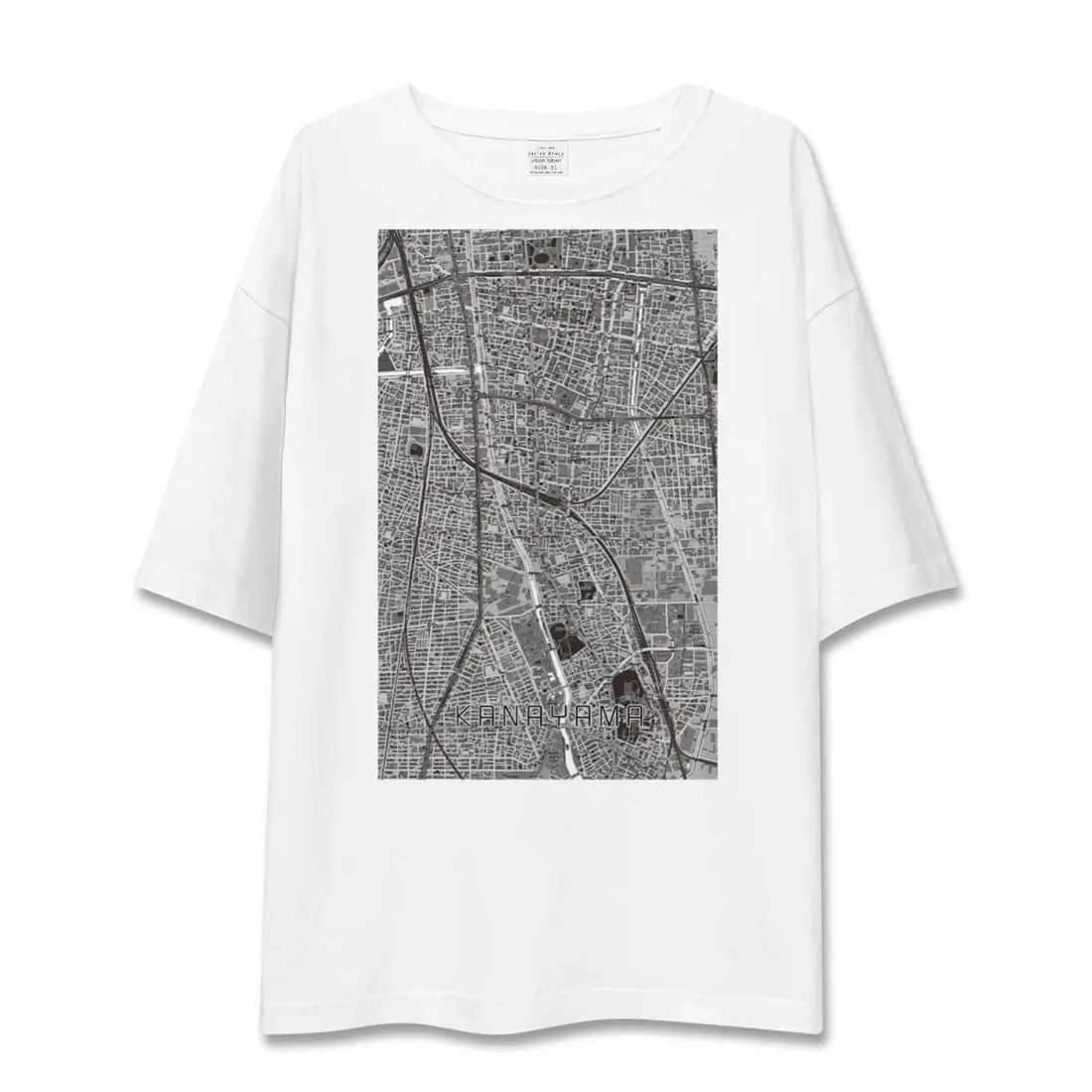 【金山(愛知県)】地図柄ビッグシルエットTシャツ