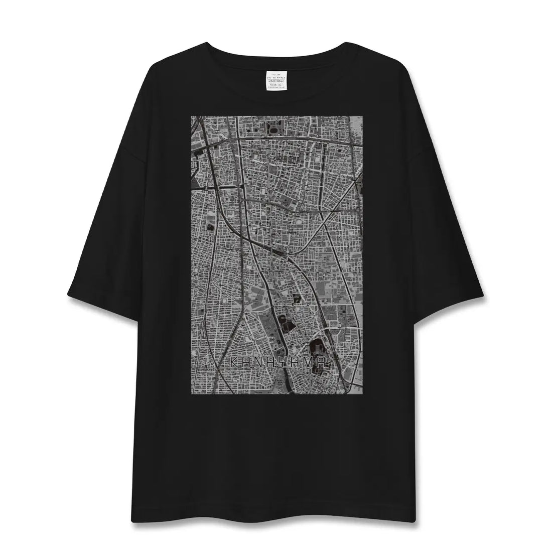 【金山(愛知県)】地図柄ビッグシルエットTシャツ
