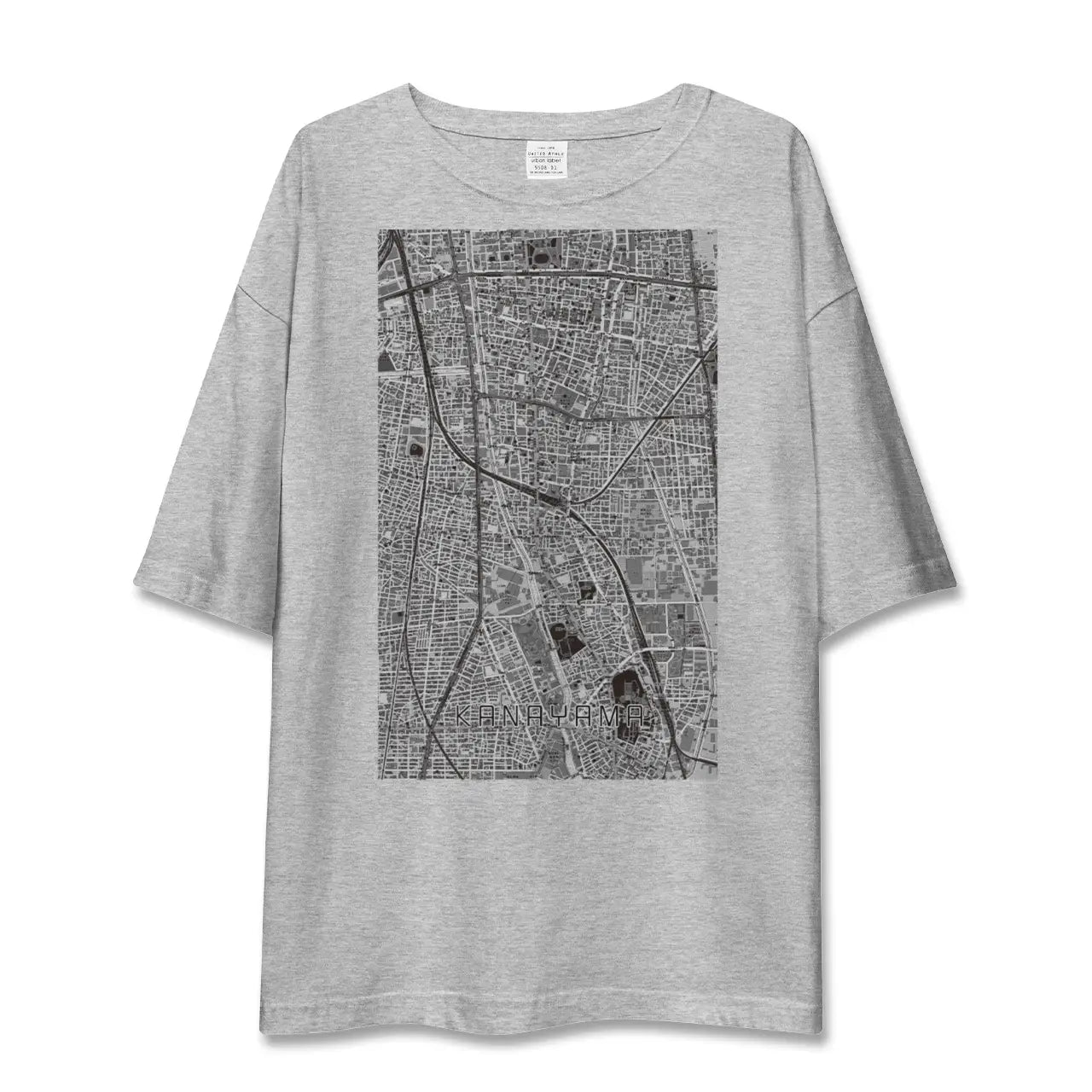 【金山(愛知県)】地図柄ビッグシルエットTシャツ