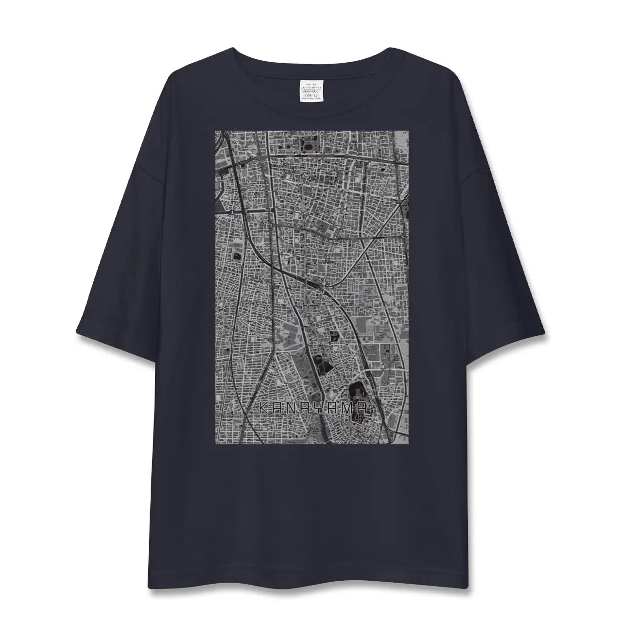 【金山(愛知県)】地図柄ビッグシルエットTシャツ