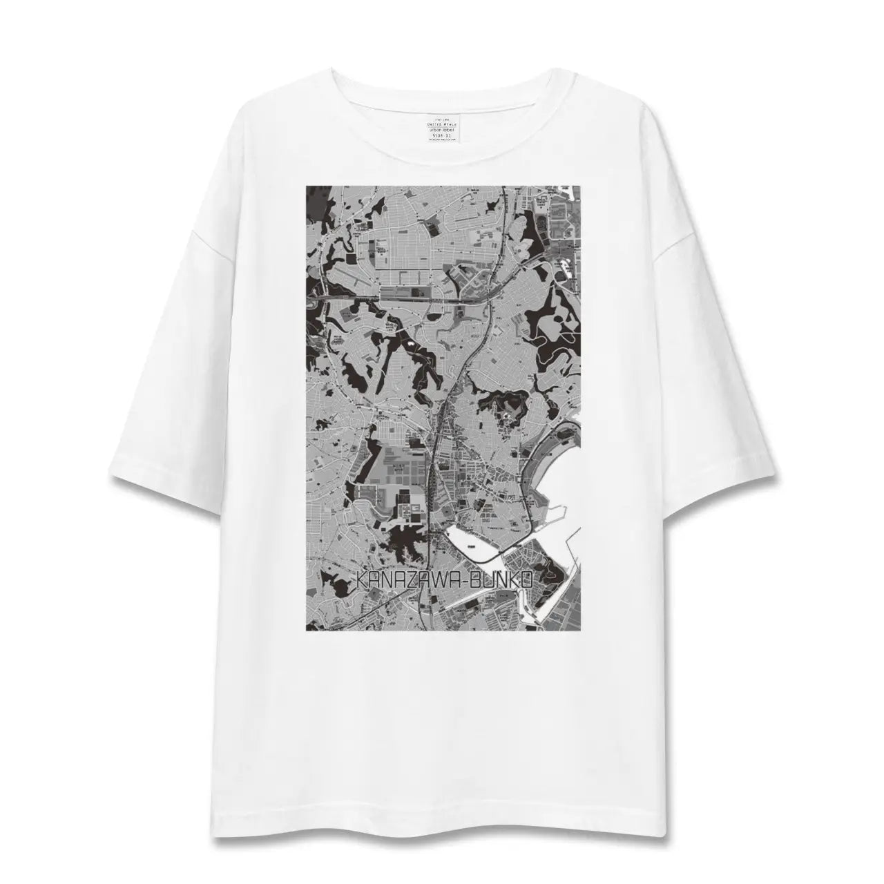 【金沢文庫(神奈川県)】地図柄ビッグシルエットTシャツ