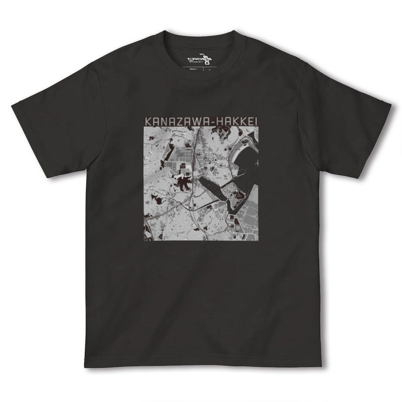 【金沢八景(神奈川県)】地図柄ヘビーウェイトTシャツ