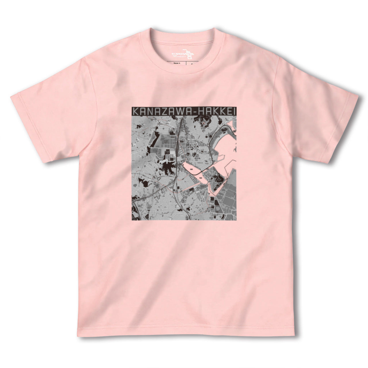 【金沢八景(神奈川県)】地図柄ヘビーウェイトTシャツ