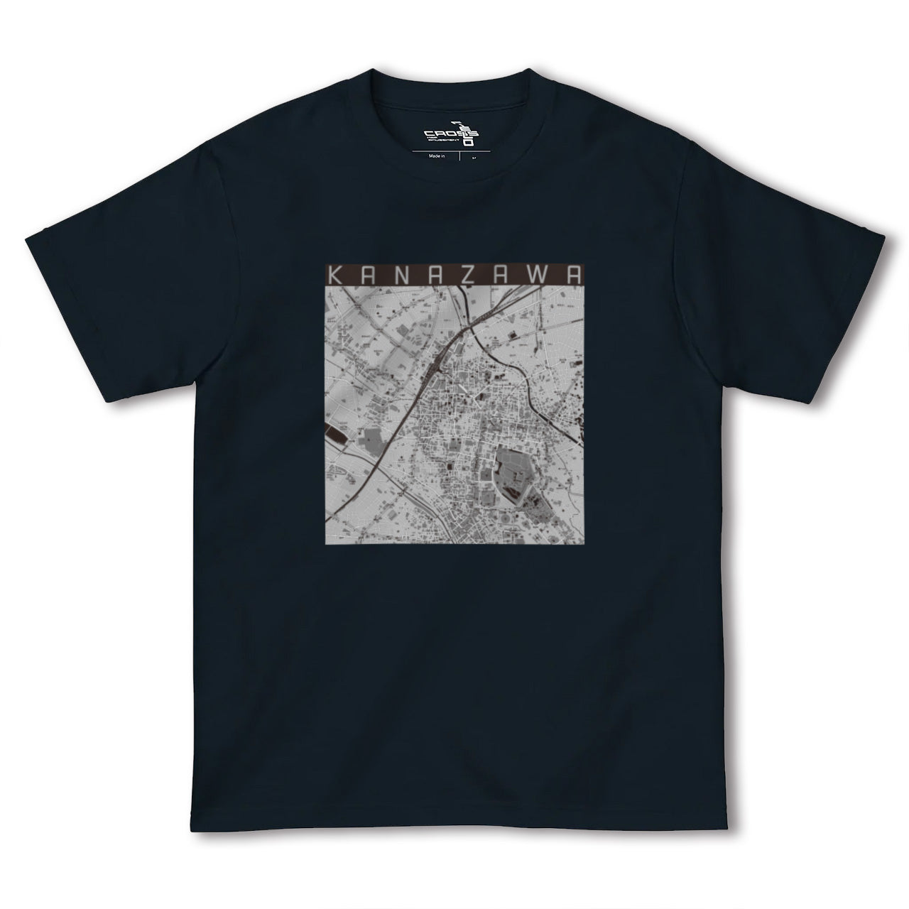 【金沢(石川県)】地図柄ヘビーウェイトTシャツ