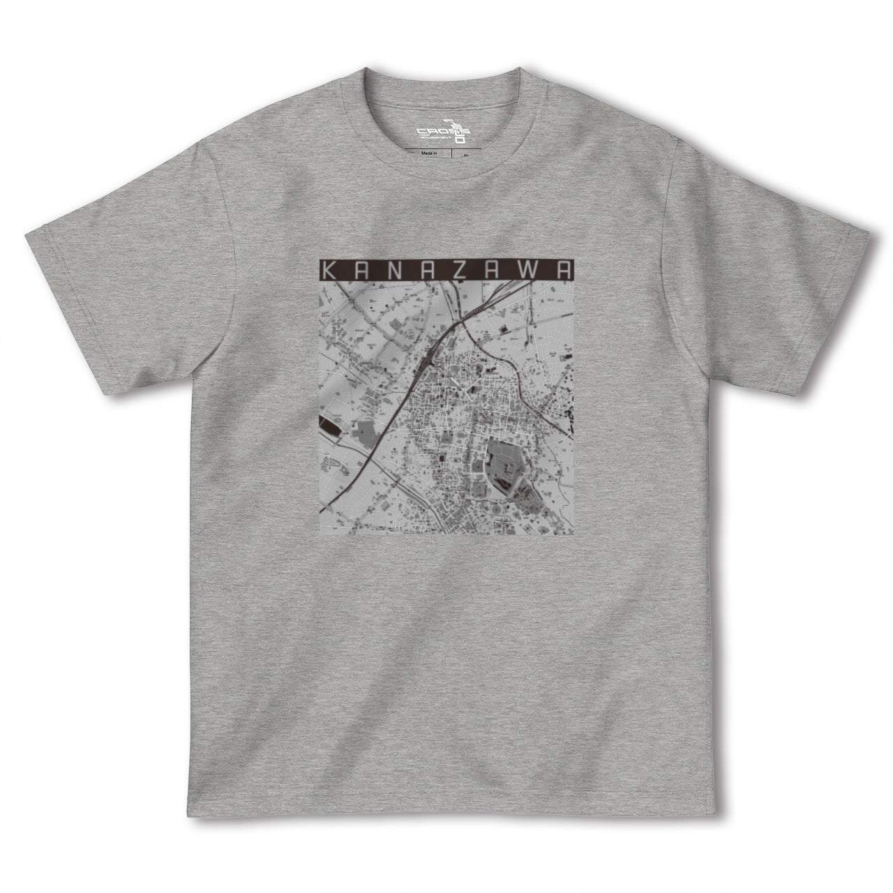 【金沢(石川県)】地図柄ヘビーウェイトTシャツ