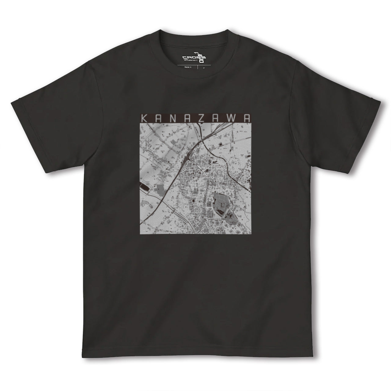 【金沢(石川県)】地図柄ヘビーウェイトTシャツ