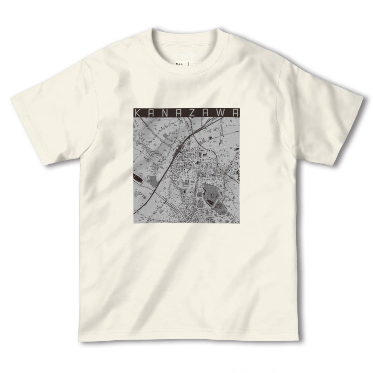 【金沢(石川県)】地図柄ヘビーウェイトTシャツ