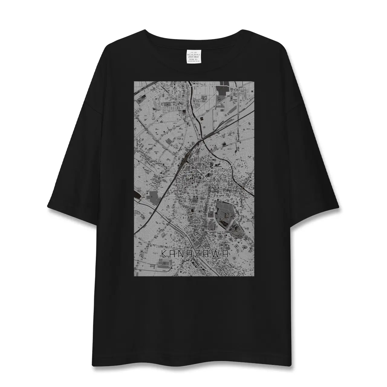 【金沢(石川県)】地図柄ビッグシルエットTシャツ