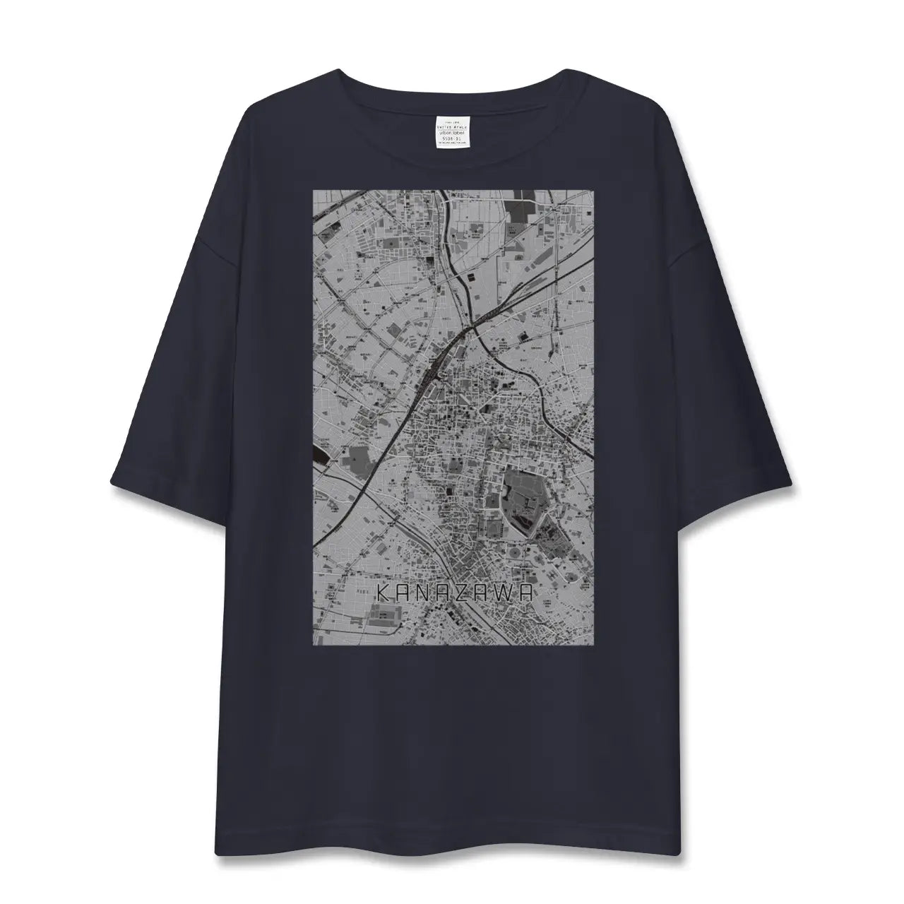 【金沢(石川県)】地図柄ビッグシルエットTシャツ