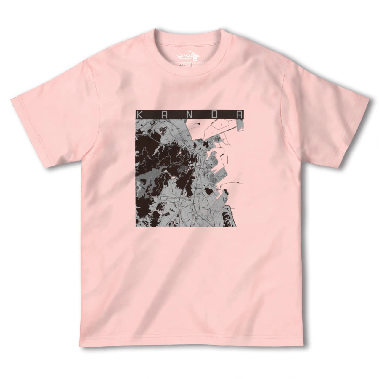 【苅田(福岡県)】地図柄ヘビーウェイトTシャツ