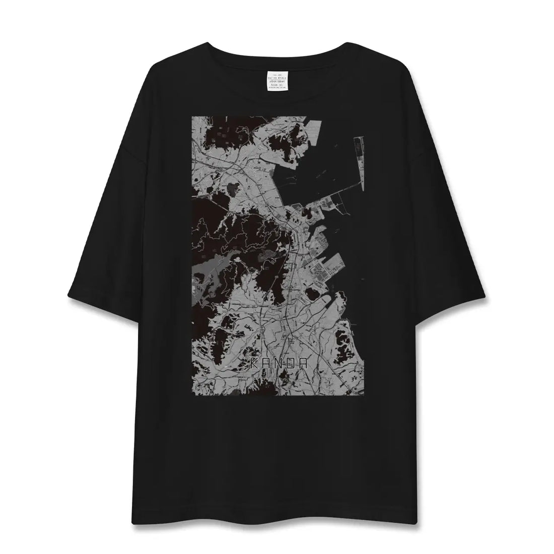 【苅田(福岡県)】地図柄ビッグシルエットTシャツ