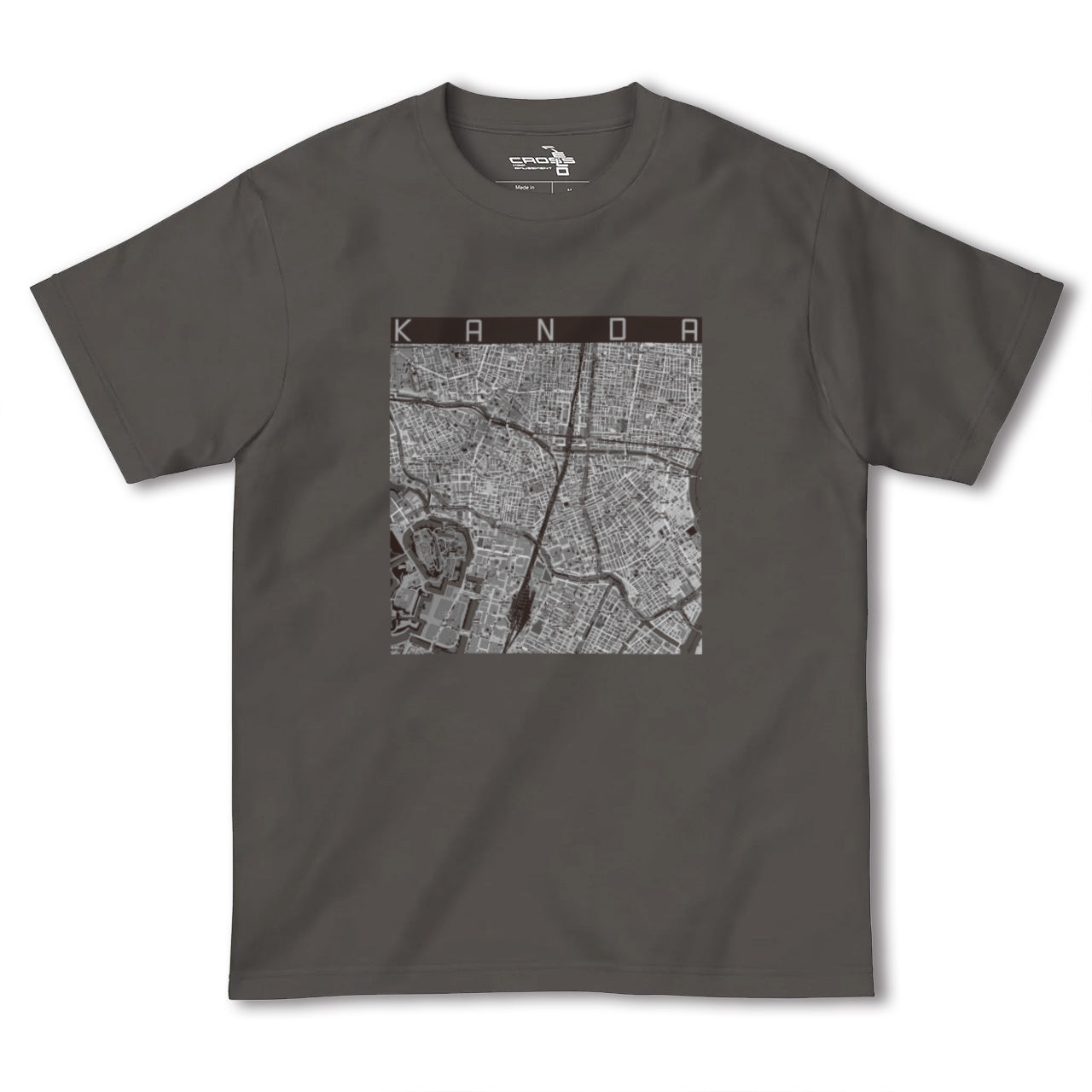 【神田(東京都)】地図柄ヘビーウェイトTシャツ