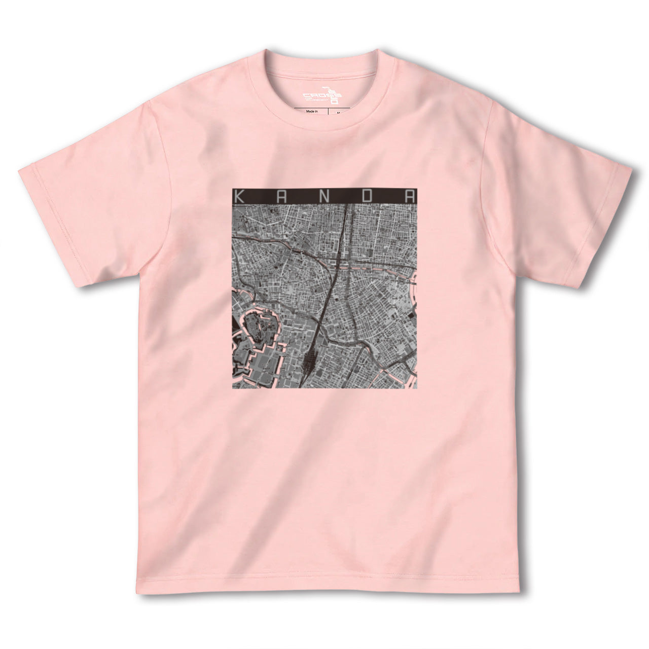 【神田(東京都)】地図柄ヘビーウェイトTシャツ