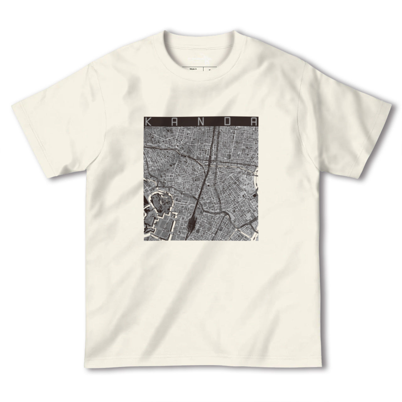 【神田(東京都)】地図柄ヘビーウェイトTシャツ