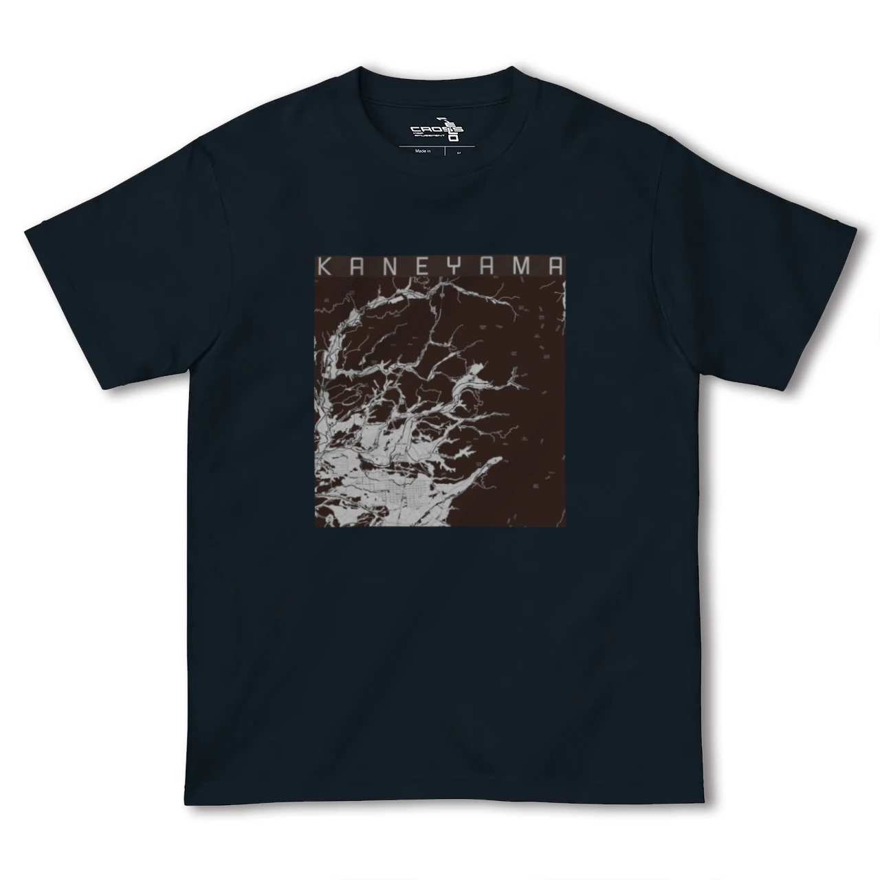 【金山(山形県)(山形県)】地図柄ヘビーウェイトTシャツ