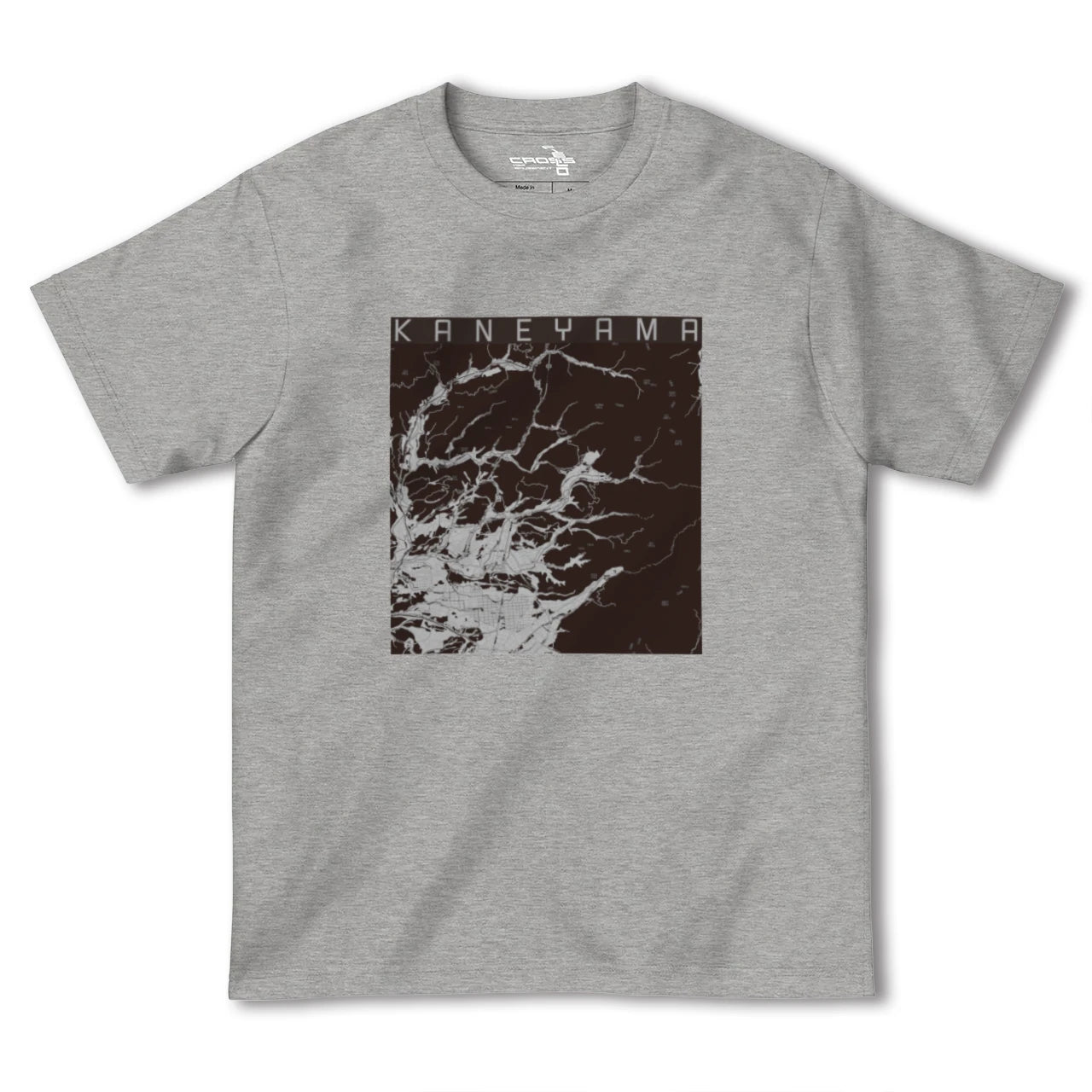 【金山(山形県)(山形県)】地図柄ヘビーウェイトTシャツ