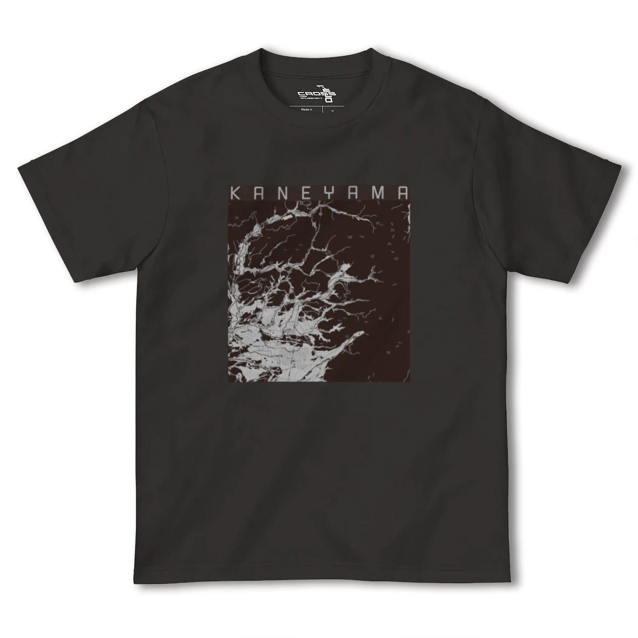 【金山(山形県)(山形県)】地図柄ヘビーウェイトTシャツ
