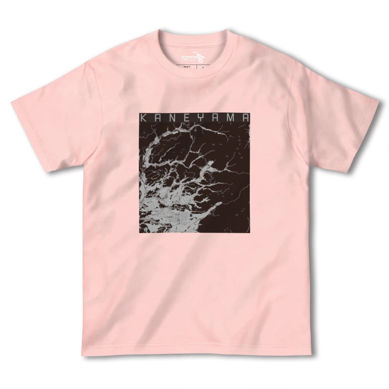【金山(山形県)(山形県)】地図柄ヘビーウェイトTシャツ