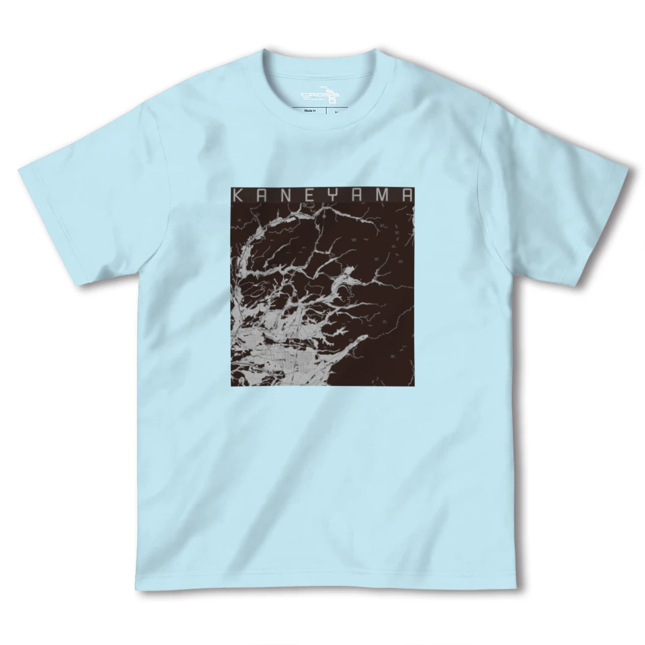 【金山(山形県)(山形県)】地図柄ヘビーウェイトTシャツ
