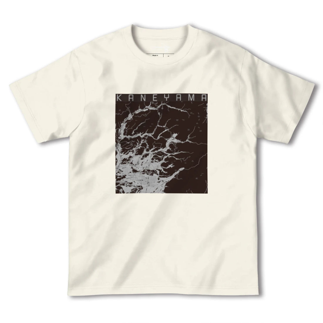 【金山(山形県)(山形県)】地図柄ヘビーウェイトTシャツ