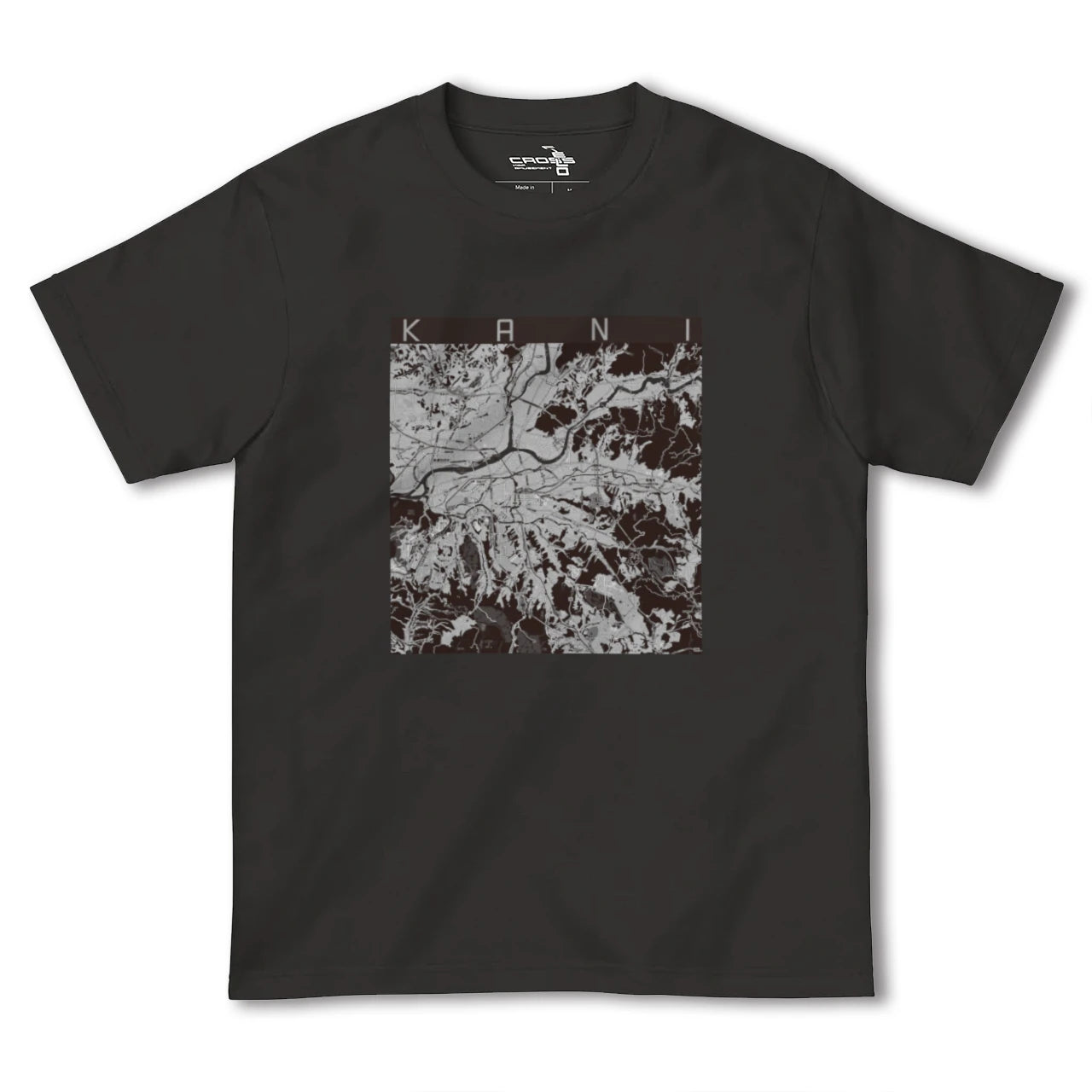 【可児(岐阜県)】地図柄ヘビーウェイトTシャツ