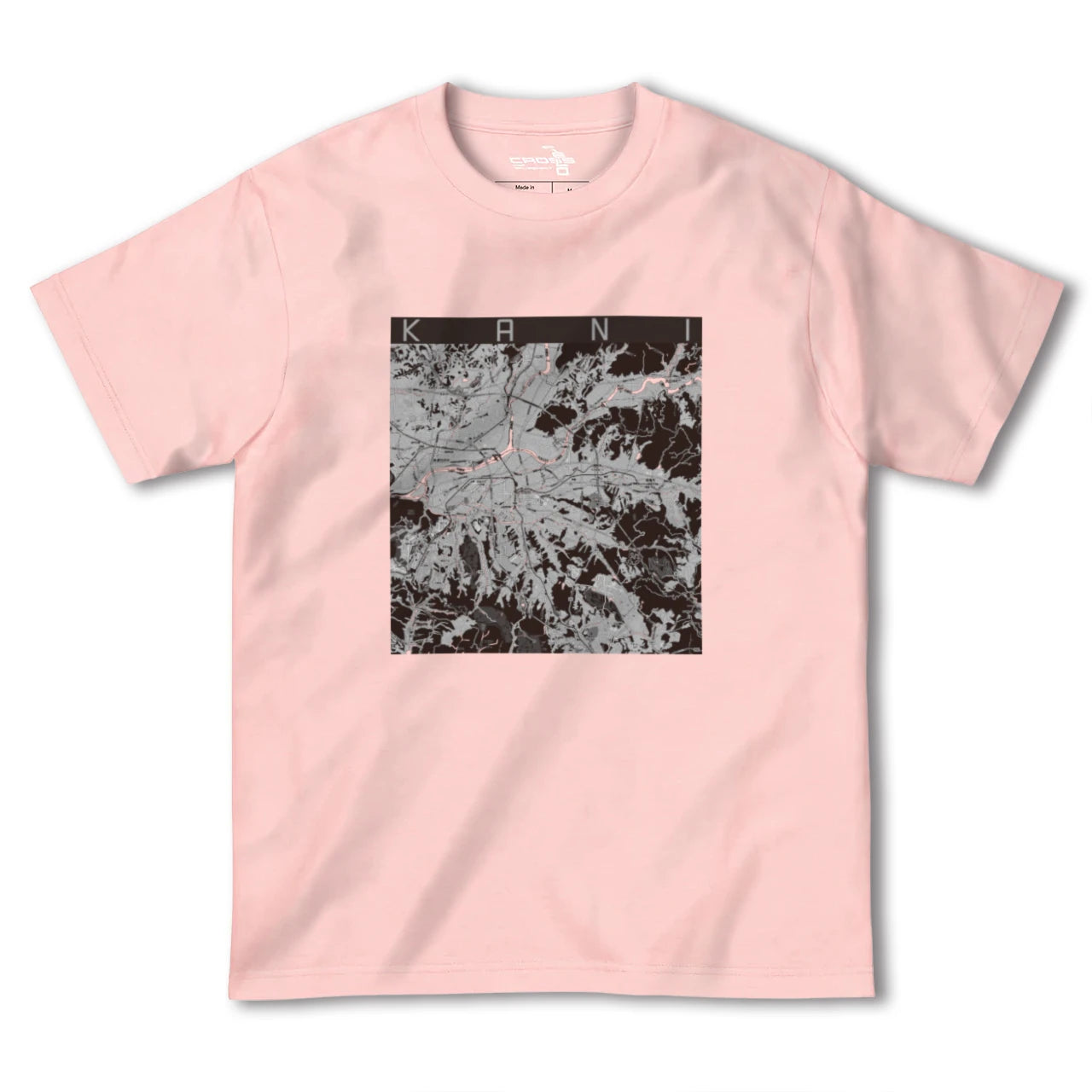 【可児(岐阜県)】地図柄ヘビーウェイトTシャツ