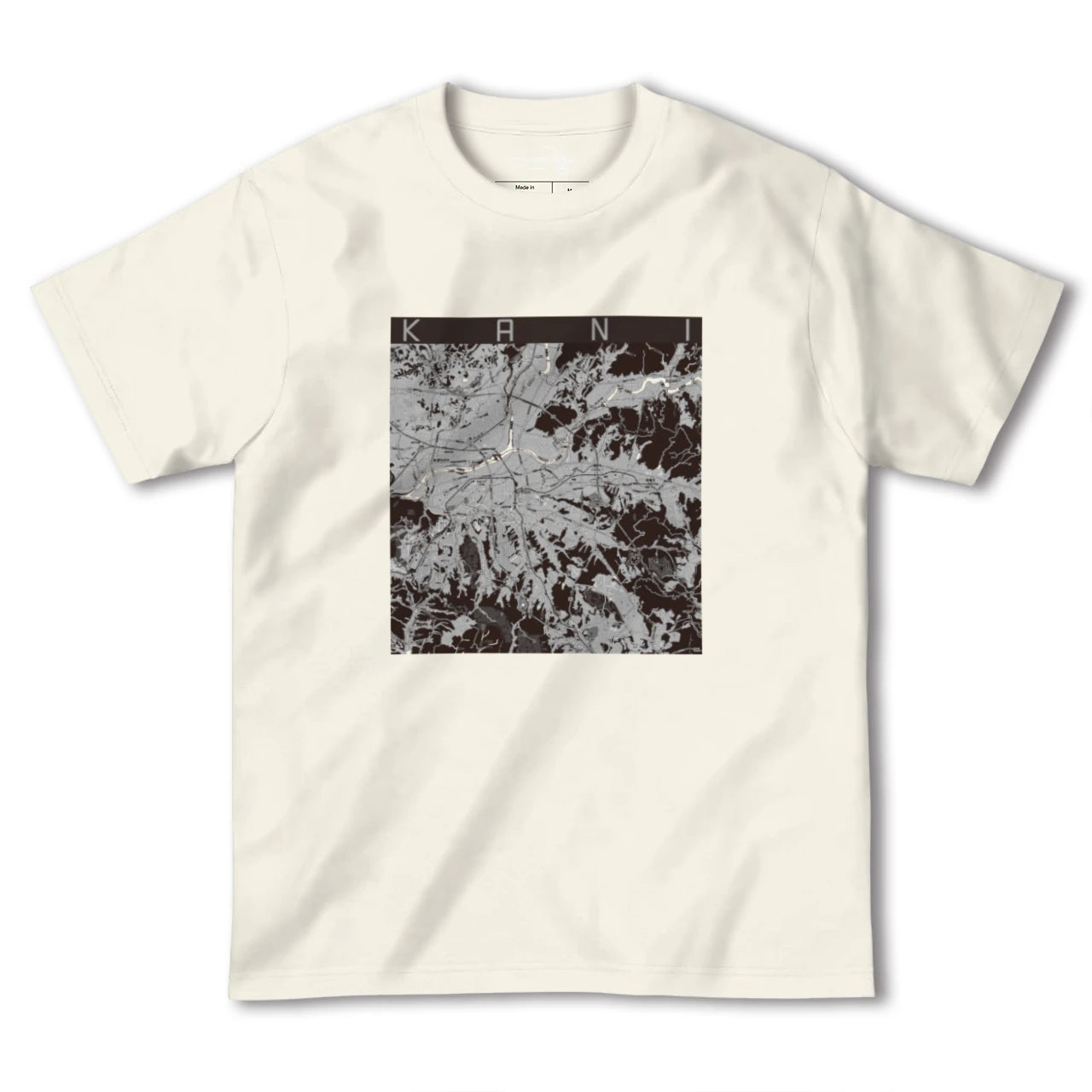 【可児(岐阜県)】地図柄ヘビーウェイトTシャツ