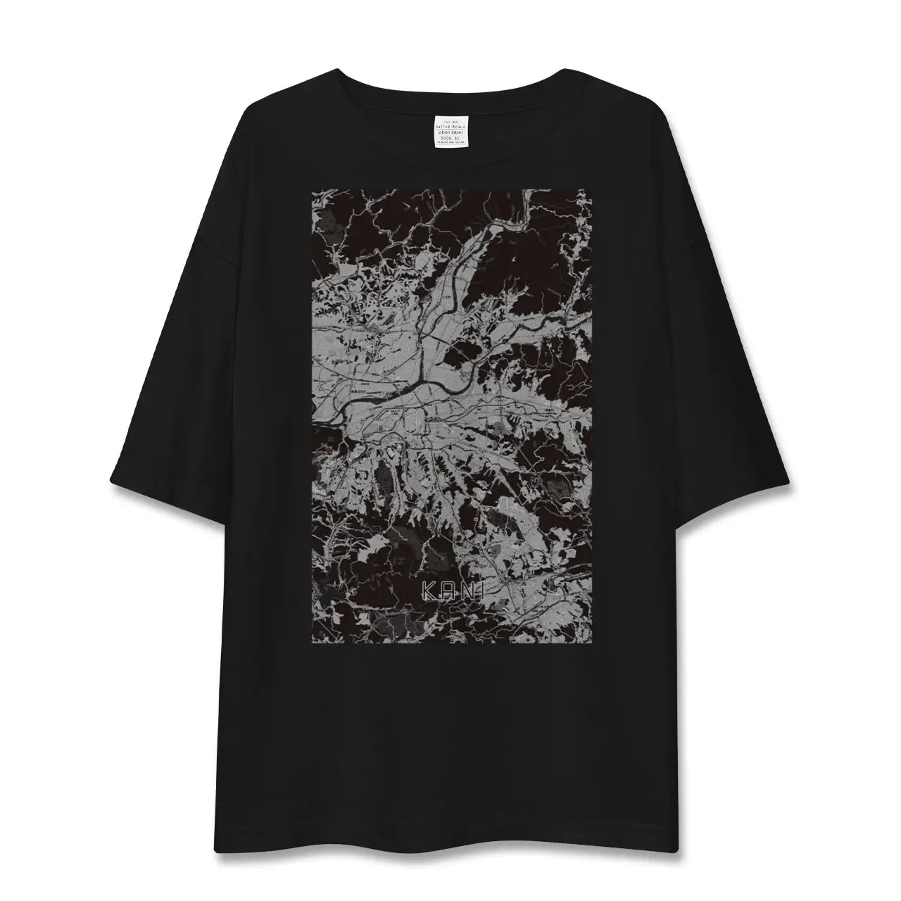 【可児(岐阜県)】地図柄ビッグシルエットTシャツ