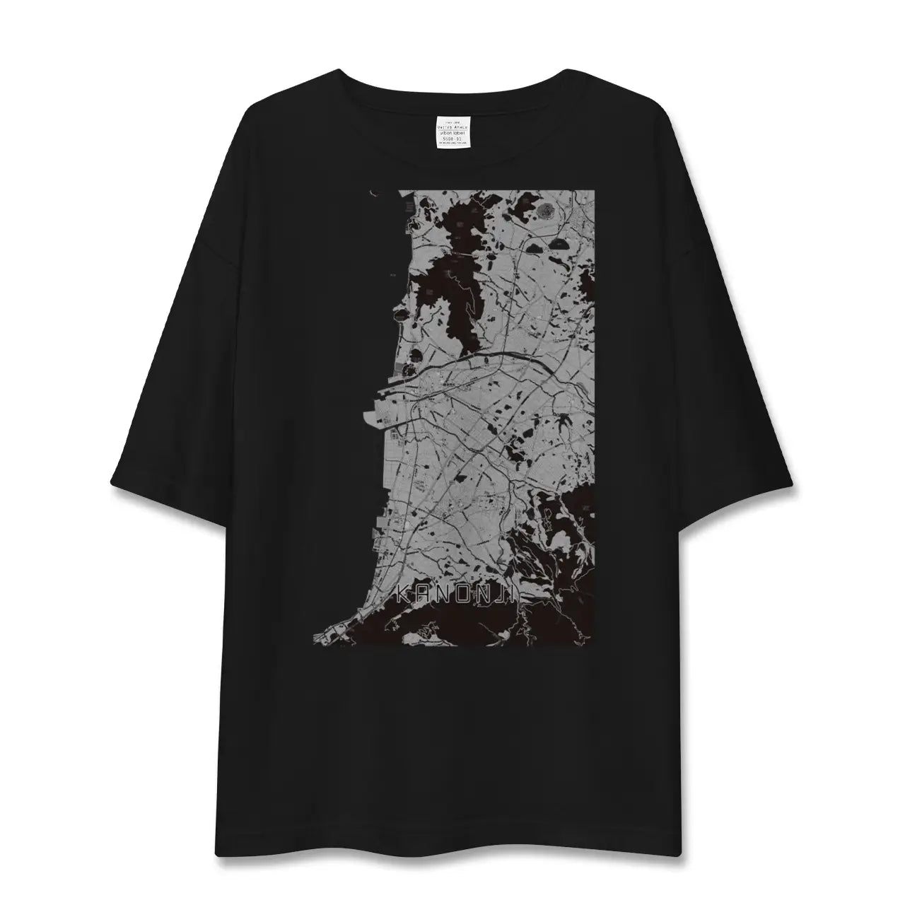 【観音寺(香川県)】地図柄ビッグシルエットTシャツ