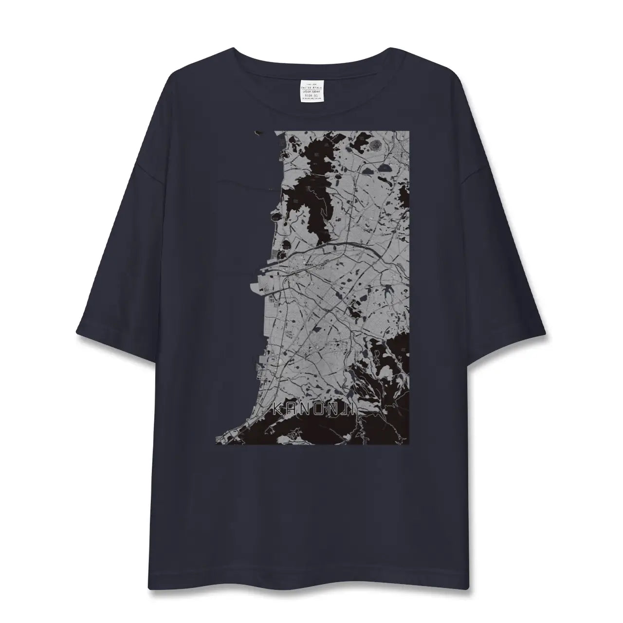 【観音寺(香川県)】地図柄ビッグシルエットTシャツ