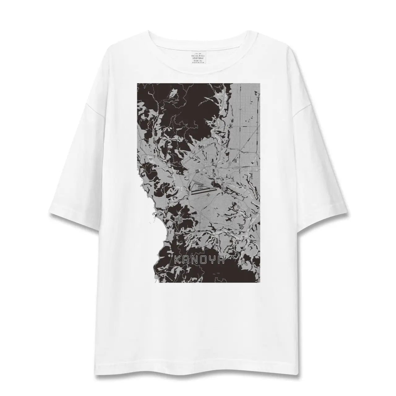 【鹿屋(鹿児島県)】地図柄ビッグシルエットTシャツ