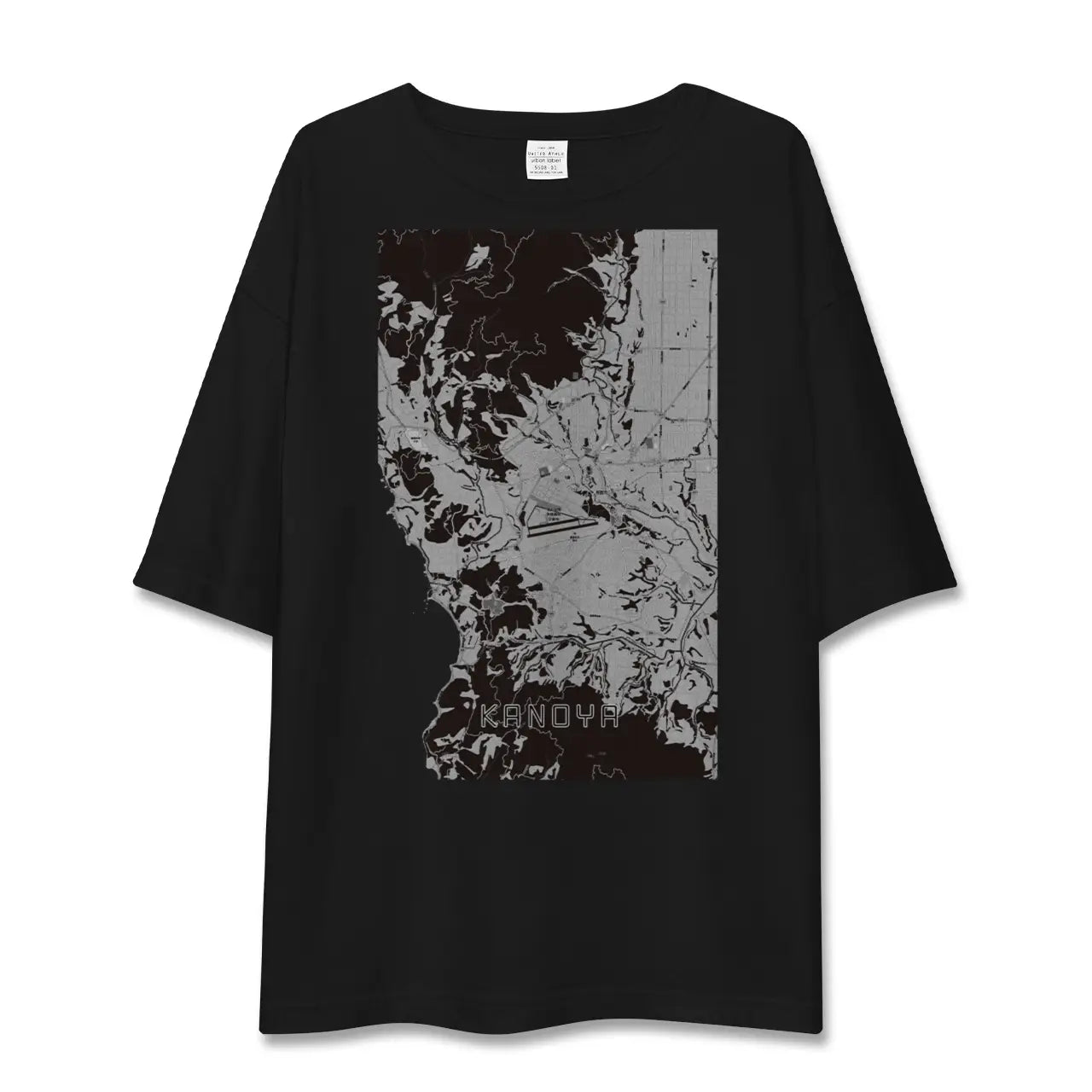 【鹿屋(鹿児島県)】地図柄ビッグシルエットTシャツ