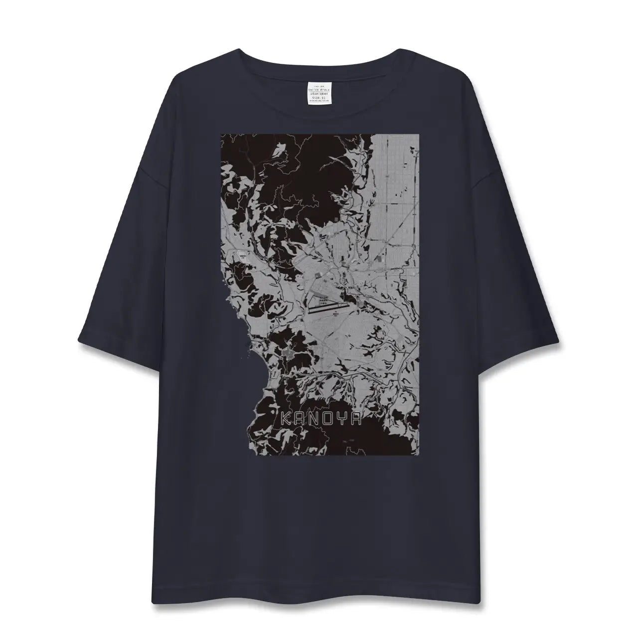 【鹿屋(鹿児島県)】地図柄ビッグシルエットTシャツ