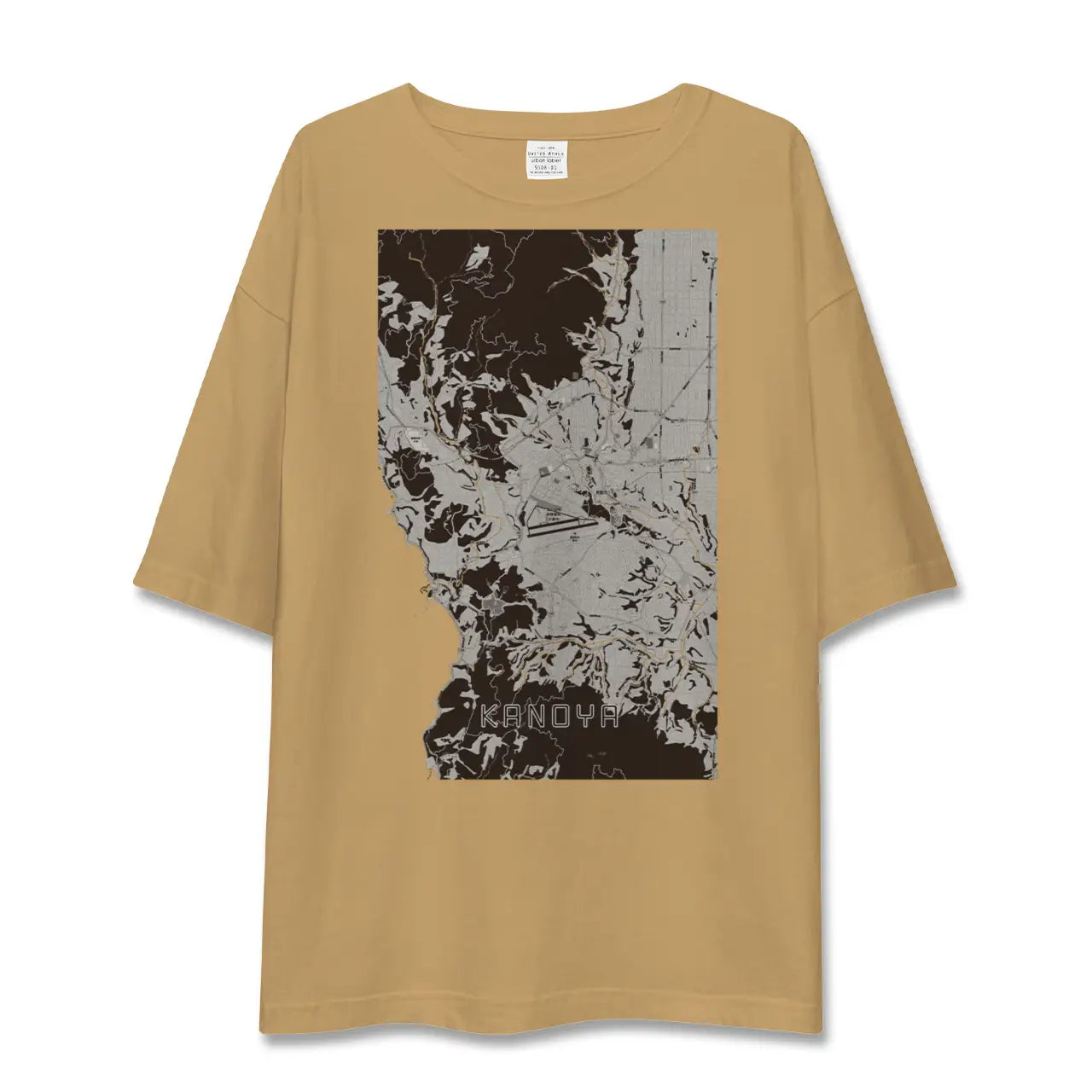 【鹿屋(鹿児島県)】地図柄ビッグシルエットTシャツ