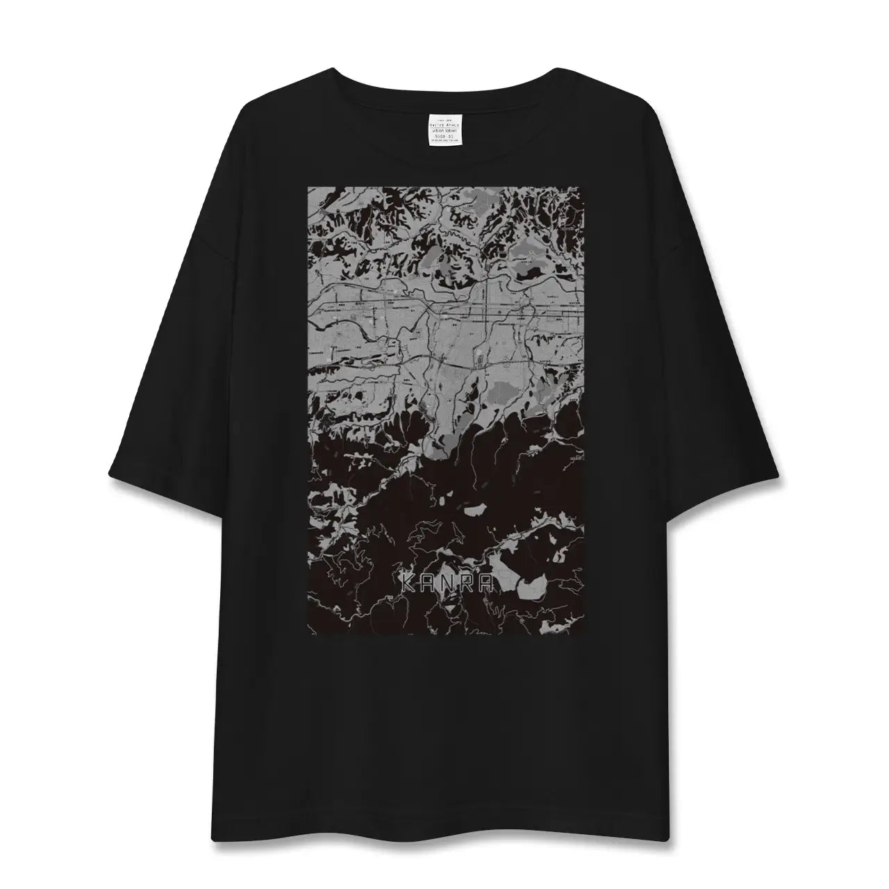【甘楽(群馬県)】地図柄ビッグシルエットTシャツ