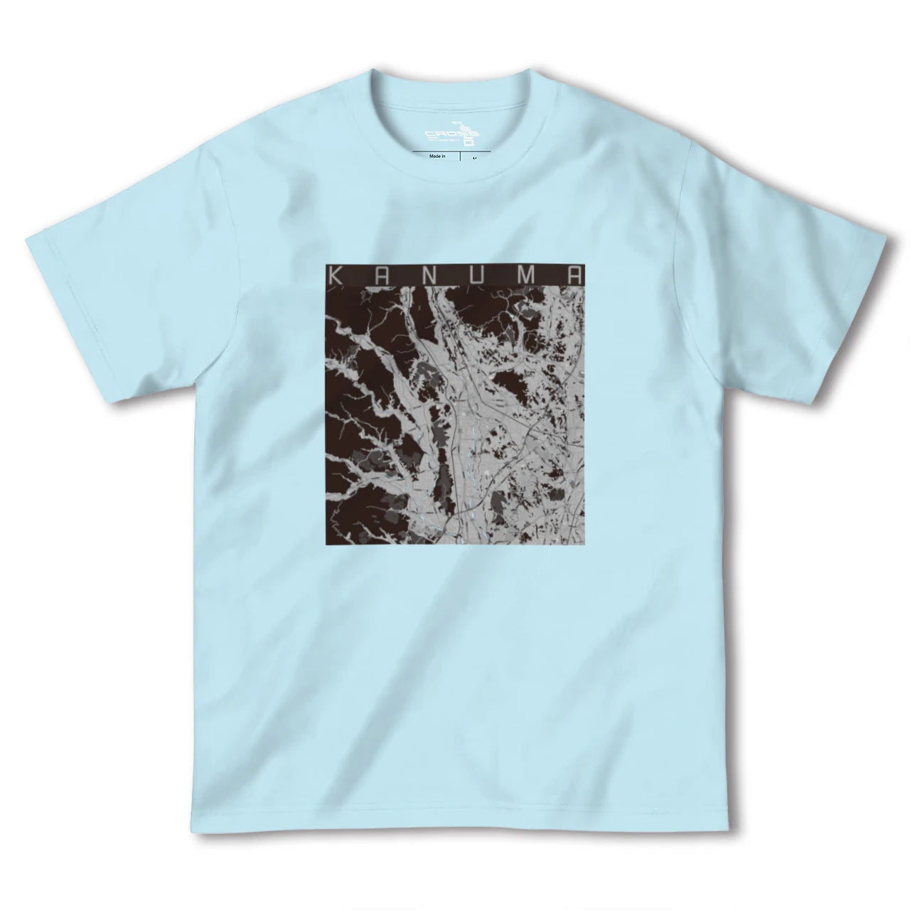 【鹿沼(栃木県)】地図柄ヘビーウェイトTシャツ