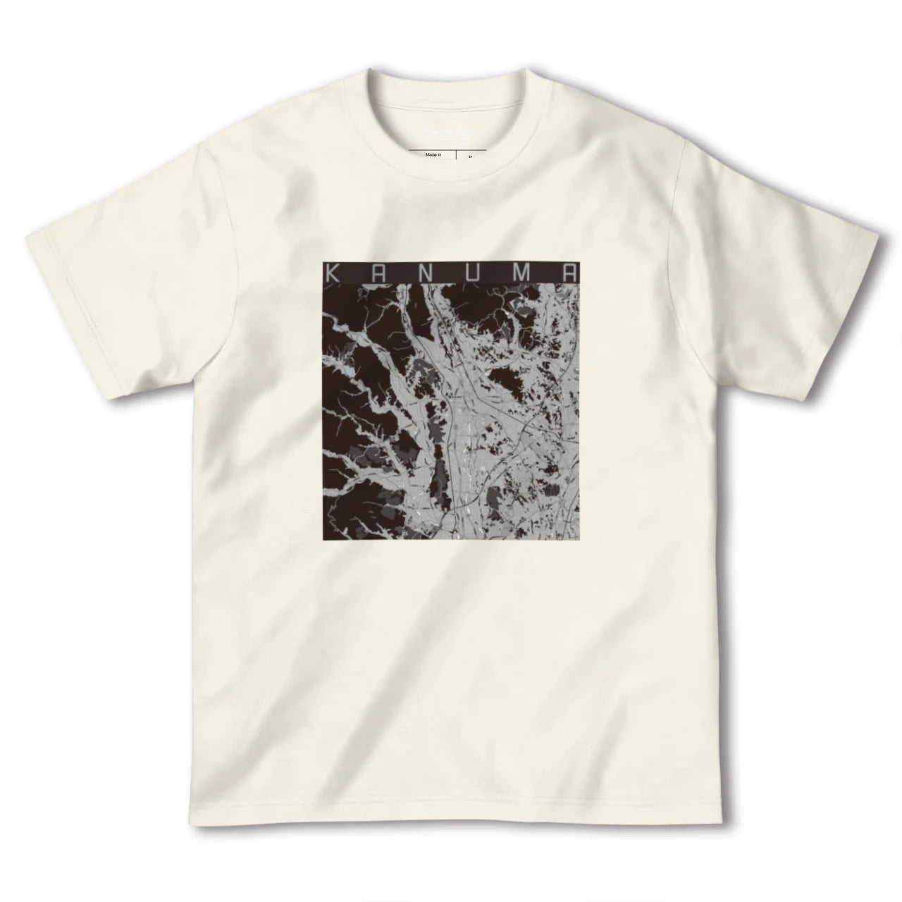 【鹿沼(栃木県)】地図柄ヘビーウェイトTシャツ