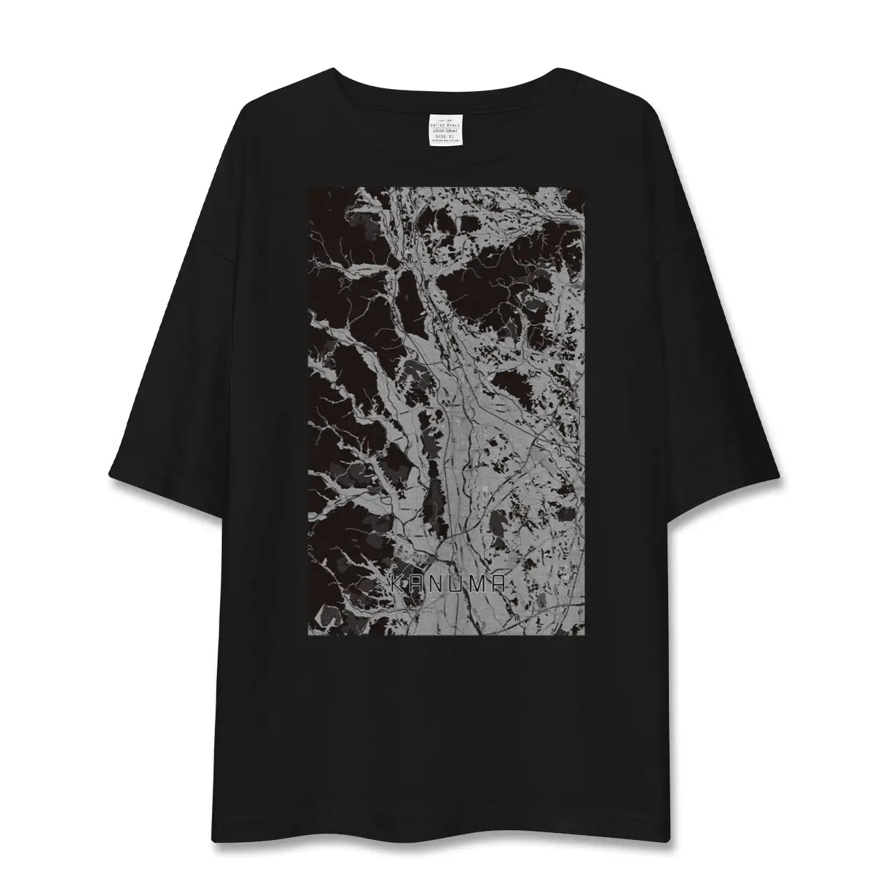 【鹿沼(栃木県)】地図柄ビッグシルエットTシャツ