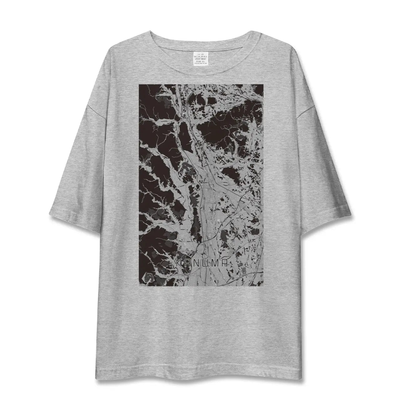 【鹿沼(栃木県)】地図柄ビッグシルエットTシャツ