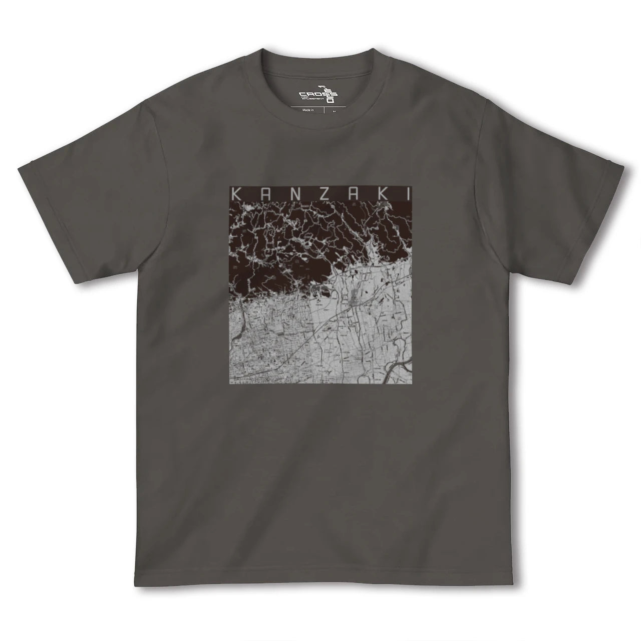 【神埼(佐賀県)】地図柄ヘビーウェイトTシャツ