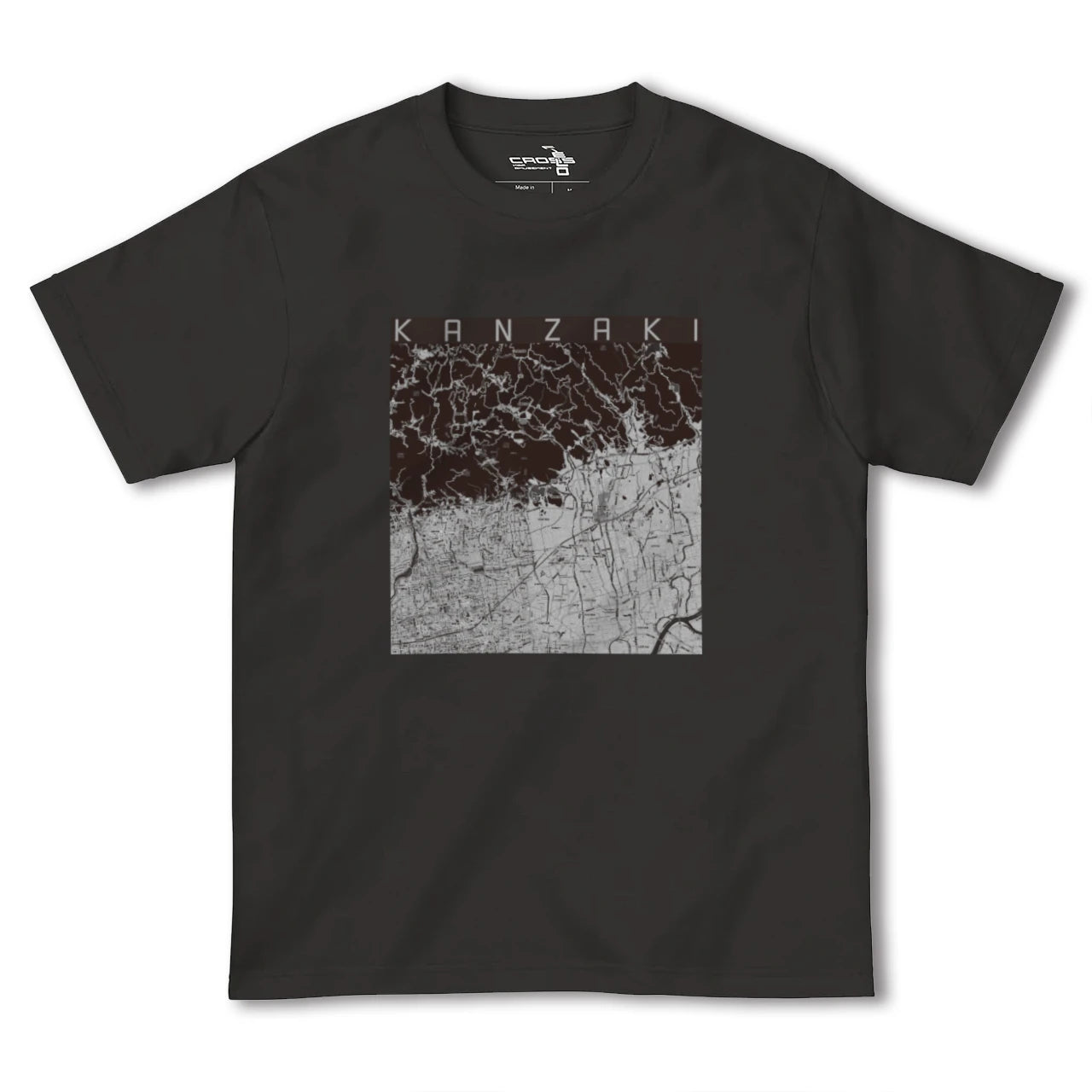 【神埼(佐賀県)】地図柄ヘビーウェイトTシャツ