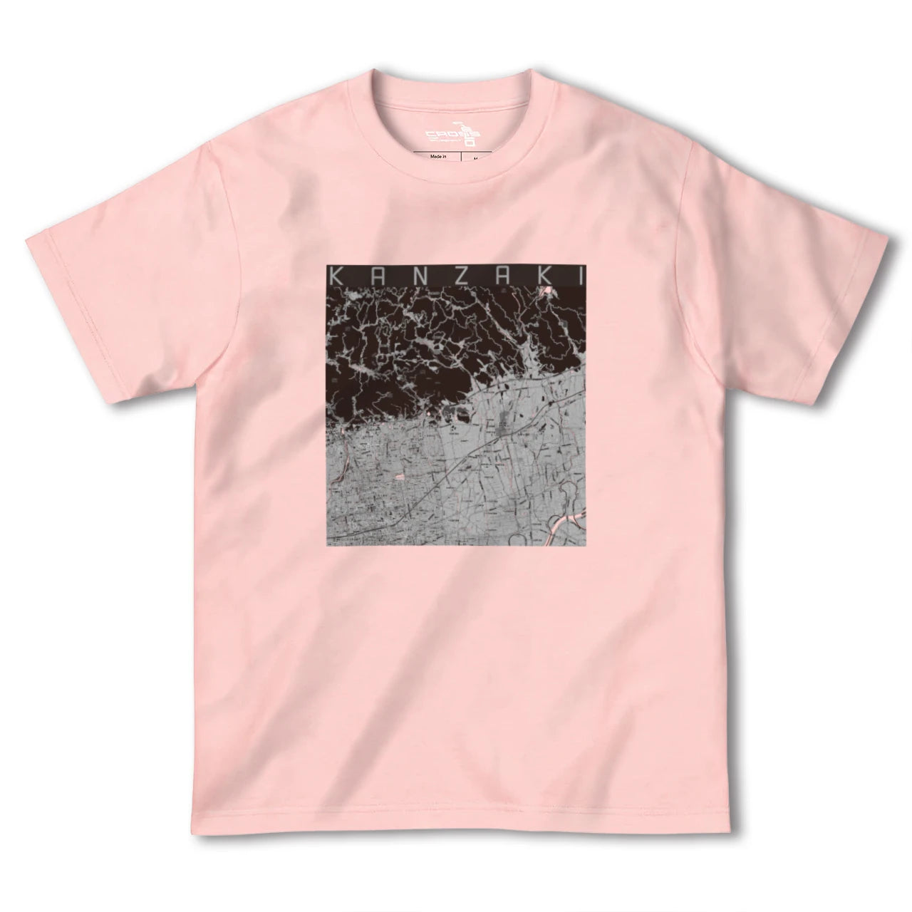 【神埼(佐賀県)】地図柄ヘビーウェイトTシャツ