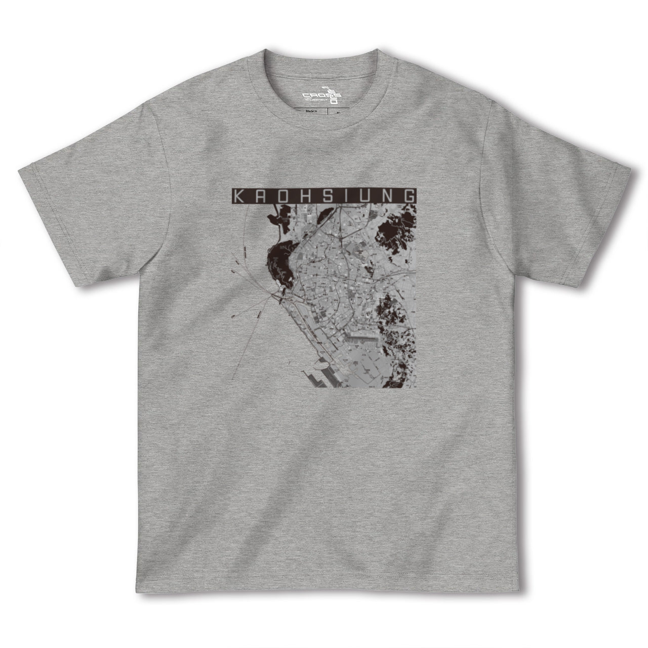 【高雄(台湾)】地図柄ヘビーウェイトTシャツ