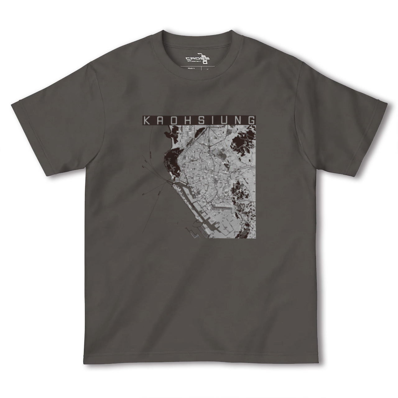 【高雄(台湾)】地図柄ヘビーウェイトTシャツ