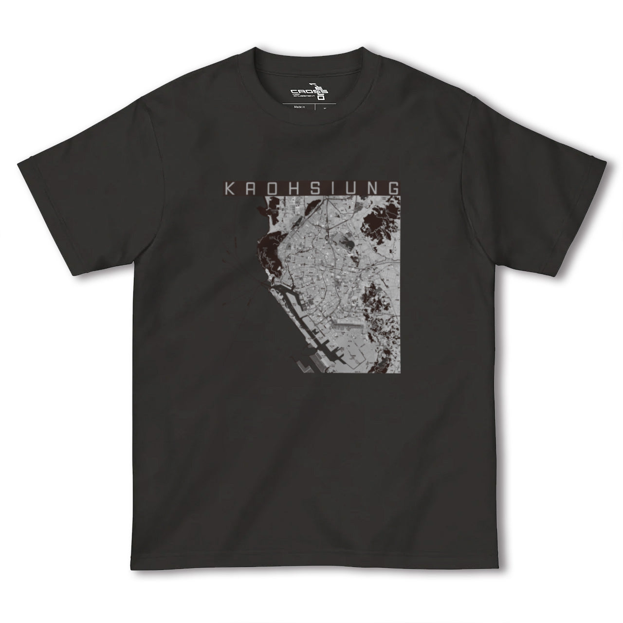 【高雄(台湾)】地図柄ヘビーウェイトTシャツ