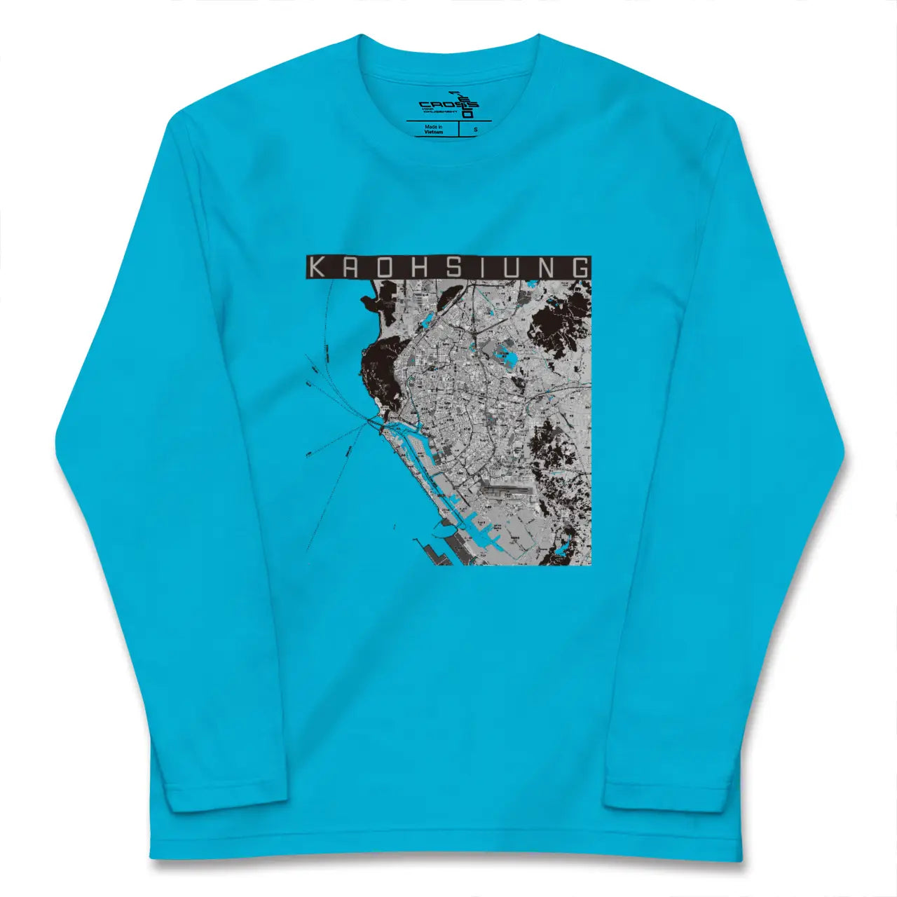 【高雄(台湾)】地図柄ロングスリーブTシャツ