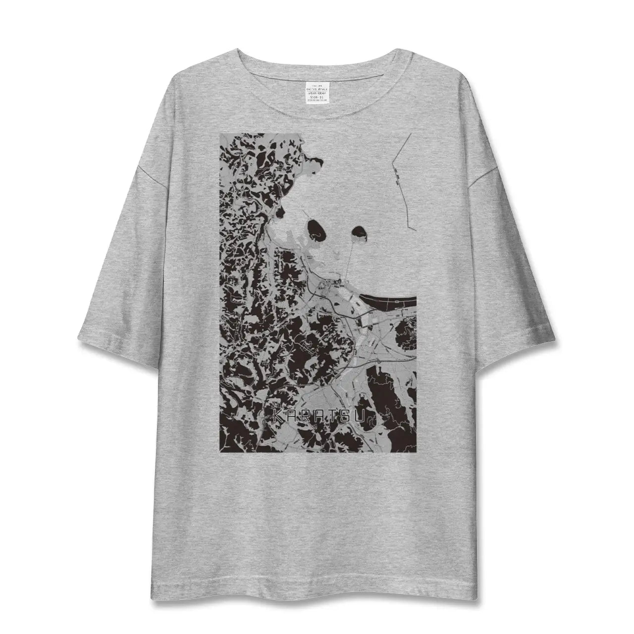 【唐津(佐賀県)】地図柄ビッグシルエットTシャツ