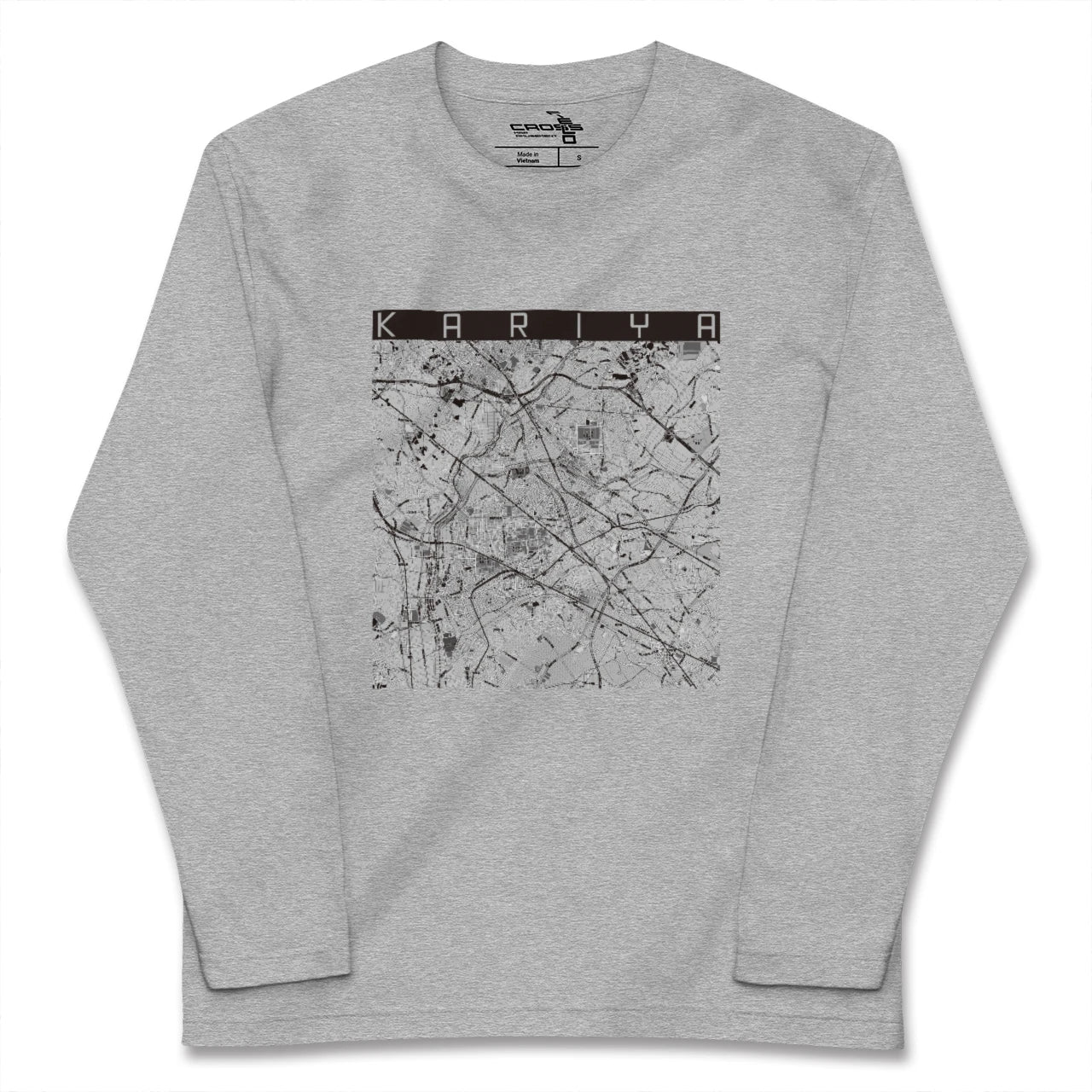 【刈谷(愛知県)】地図柄ロングスリーブTシャツ