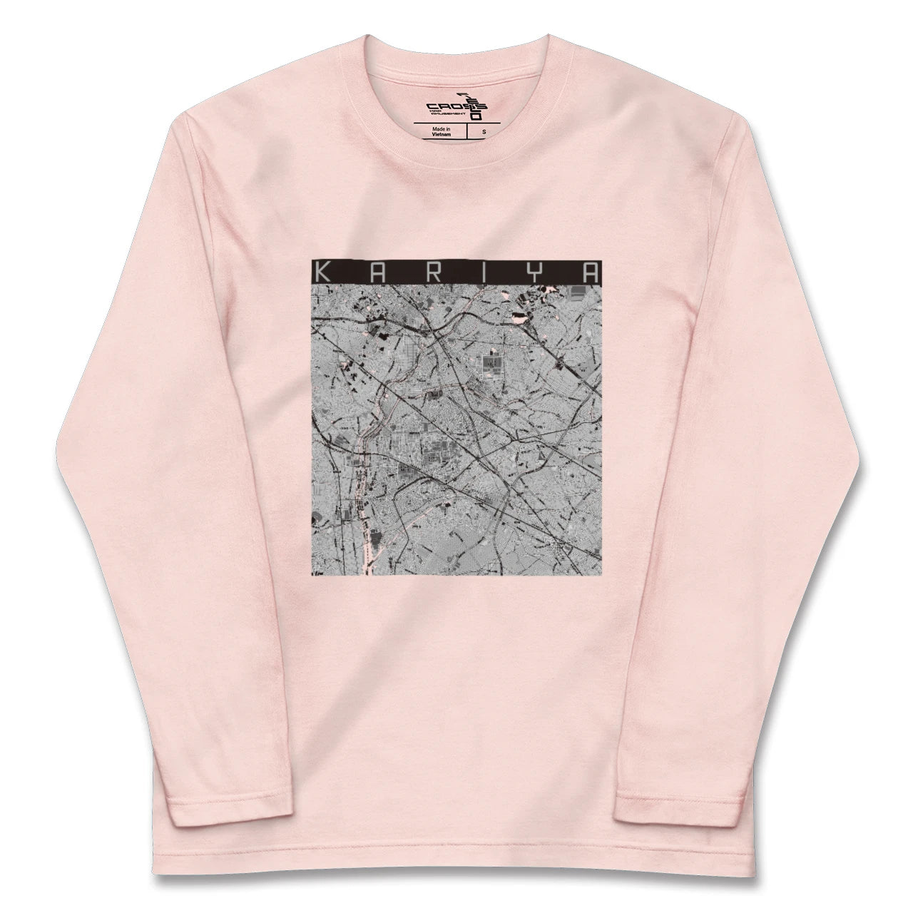 【刈谷(愛知県)】地図柄ロングスリーブTシャツ