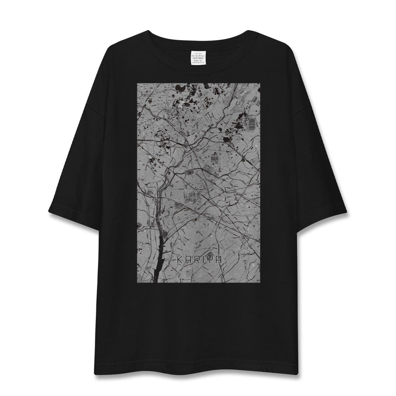 【刈谷(愛知県)】地図柄ビッグシルエットTシャツ